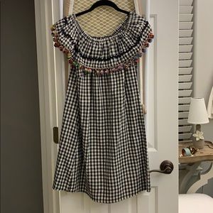 Black and white gingham dress
